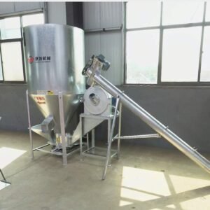 Poultry Feed Mixer with Crusher and Screw Conveyor (500kg / 1 Ton / 2 Ton)