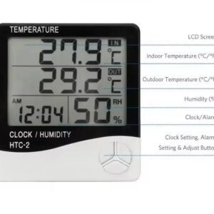 Smart Poultry Farm Temperature & Humidity Monitor (HTC-2)