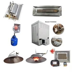 Gas Brooding Heater System For Poultry & Livestock