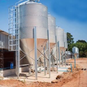 Galvanized Poultry Feed Storage Silo (5–50 Tons Capacity)